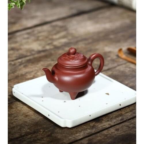 Ru Yi Hu China Kettle Ceramic Teapot For Tea Puer Oolong Tea Set Handmade