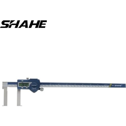 Shahe 30-300 mm inside groove digital caliper with flat point vernier caliper micrometer digital measuring tools