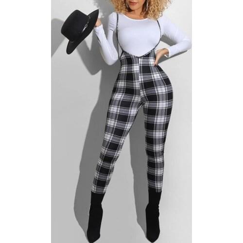 Plaid Pants Womens Y2k Summer Bottoms Elastic Aesthetic High Waist Bodycon Trousers Office Lady Casual Pencil Sweatpants