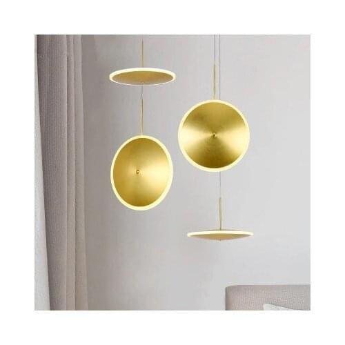 Nordic pendant lights for home lighting modern hanging lamp wooden aluminum lampshade led bulb bedroom kitchen light 90-260v e27