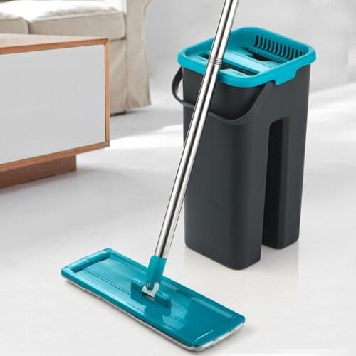 Spray magic automatic rotating mop avoid hand washing microfiber cleaning cloth household wooden floor set mop