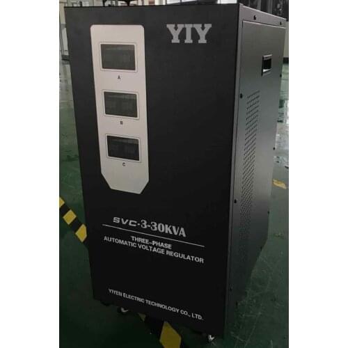TNS/SVC-3-30KVA Servo Type AC 380V Triphasic Voltage Regulator Stabilizer 3 Phase 4 Wire Factory Appliance Support Customize