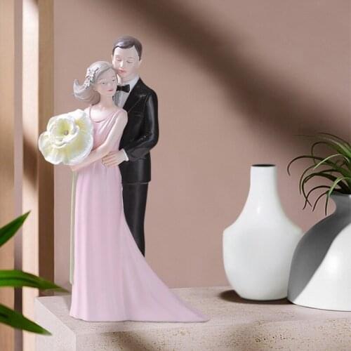 Modern creative wedding decoration decoration living room desktop wedding room bedroom resin craft decoration home decoration