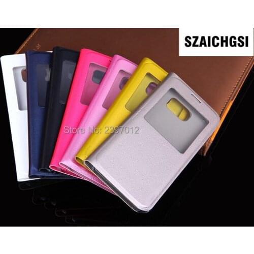 SZAICHGSI Cover Flip PU Leather mobile Phone Cases Shell for samsung Galaxy S8 Plus Wholesale 500pcs/lot