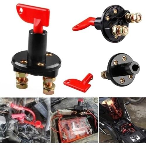 Universal 12V/24V Automobile Car Truck Boat Battery Isolator Disconnect Cut Off Power Kill Switch Waterproof Switch