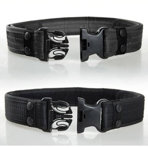 Military Tactical Belts Men Army Camo Canvas Belt Camouflage Outdoor SWAT Soldier Combat Equipment Hunting Emergency Waistband