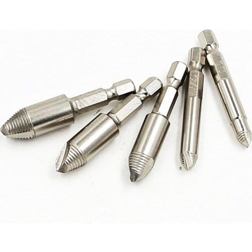5pcs Damaged Screw Extractor Speed Out Drill Bits Tool Set Broken Bolt Remover Screws Extractor Demolition Drill Bit Tools