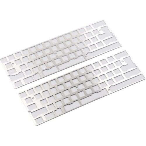 60% 61 64 Layout Stainless Plate Type A or B For DIY Mechanical Keyboard Fit DZ60 GH60 XD60 PCB
