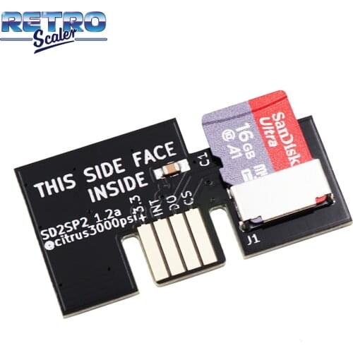 SD2SP2 Micro SD TF Card Adapter SD2SP2 SDLoad SDL for Nintendo Gamecube NGC NTSC and MIni TF Card with NGC Games Installed