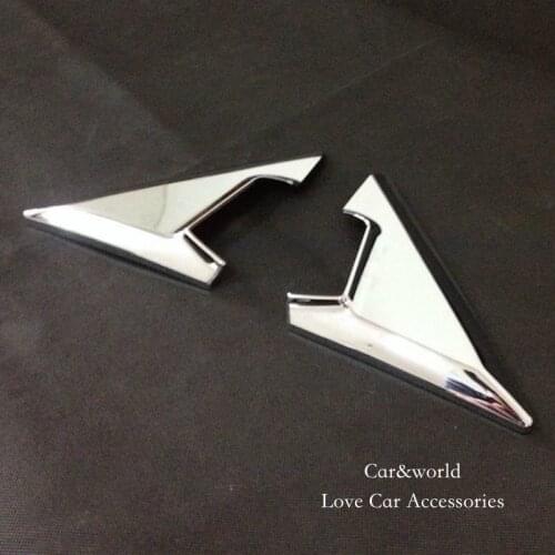 For Nissan X Trail X-trail T32/Rogue 2014-2020 Front A pillar Mirror Bracket Trim Frame Cover Decorative Chrome Car Accessories