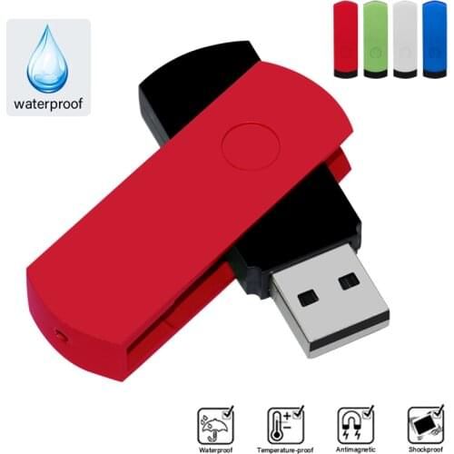 Pendrive 128GB 64GB 32GB 16GB 8GB USB Flash Drive 128GB Pen drive waterproof u disk 2.0 memoria usb stick gift