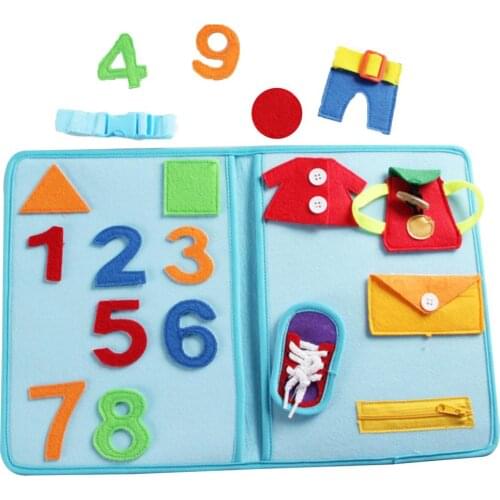 Montessori Early Education Toys For Toddler Play Board Sensory Toys Board Fine Motor Skill Training Montessori Toys For Children
