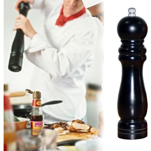 Classical Wooden Oak Pepper Spice Salt Corn Mill Grinder Kitchen Accessories Wooden Pepper Grinder Free Shipping