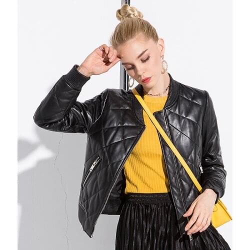 KMETRAM Real Leather Jacket Winter Jacket Women Clothes 2020 Korean Sheepskin Coat Female Baseball Jackets Chaqueta Mujer MY3387