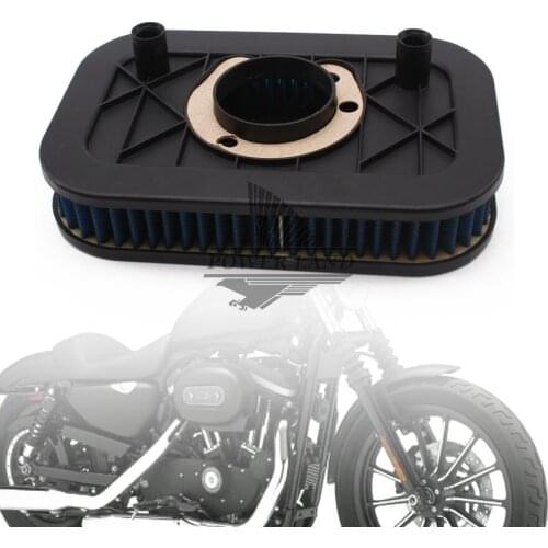 Motorcycle ABS Case& Cotton Gauze Air Filter Intake Cleaner For Harley Sportster 1200 883 2004-2013 Forty Eight XL1200X Iron 883