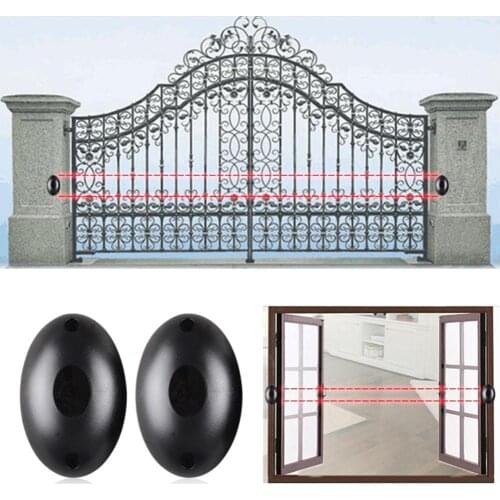 Single Beam Infrared Detector Alarm Sensor Anti Theft Gate Guard Security System