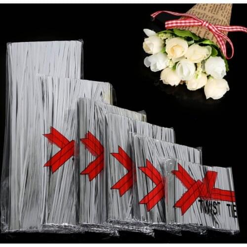 Solid Silver Color 800pcs/pack Twist Ties Wire For Cake Pops Sealing Cello Bags Lollipop Gifts Packgae Packing