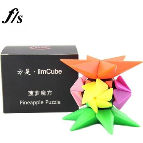 Original Funs Fangshi limCube Pineapple Magic Cube Puzzle Random Color Scheme Cubo magico Cube Toy Educational Kids Toys Game