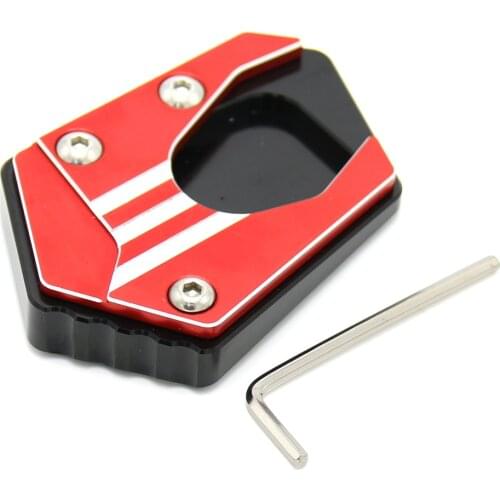 Kickstand Pad Plate Foot Side Stand Extension Pad Motor Side Stand Enlarger for Honda CBR650R CB650R CBR500R CB500F CB500X