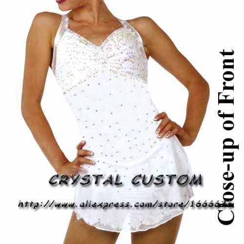 Professional Customized Ice Skating Dresses For Girls With Spandex Graceful New Brand Ice Skating Competition Dress DR2630
