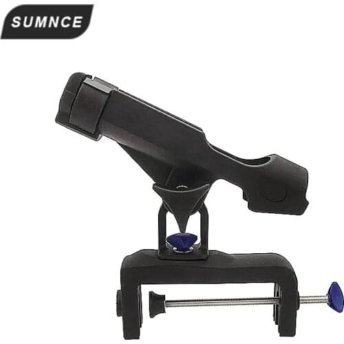 360 degree adjustable Fishing Rod rack Holders clamp on Removable Kayak Boat Support Pole stand Bracket