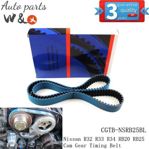 Timing Belt For Nissan Skyline R32 R33 R34 RB20 RB25 RB26DETT Cam Gear Timing Blet CGTB-NSRB25BL