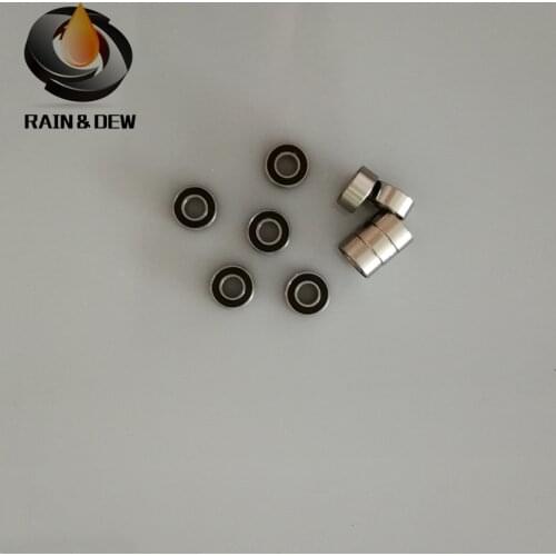 SMR84 2RS Bearing ABEC-7 (10PCS) 4*8*3 mm Miniature SMR84-2RS Stainless Ball Bearings RS SMR84 2RS With Black Sealed L-840DD