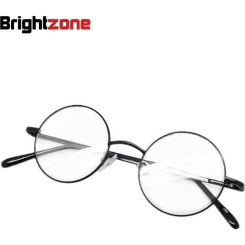 Vintage Metal Total Round Frame Spring Hinge Prescription Spectacles Eyewear Optical Eyeglasses Frame Oculos De Grau Brillen Men