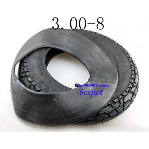 High-quality 3.00-8 tire 300-8 Scooter Tyre & Inner Tube for Mobility Scooters 4PLY Cruise Scooter Mini Motorcycle