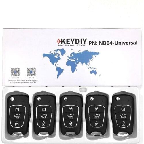 XRSHKEY KEYDIY KD NB04 NB Series Remote Control For KD900/KD MINI/KD-X2 Key Programmer Multi-Function Remote Control Key