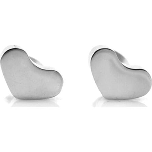 Stainless steel Heart Earrings For Women Fashion Girl Sweet Heart Statement Earrings Party Jewelry Allergy prevention