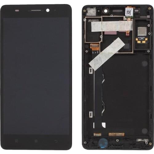 YUEYAO LCD Screen For Lenovo A7000 LCD Screen Display With Touch Screen With Frame Digitizer Assembly Black