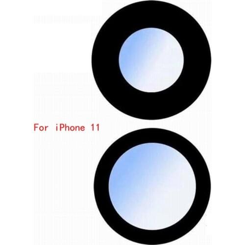 ZONBEMA 10Set High quality For iPhone 11 12 Mini Pro Max Back Rear camera Glass lens with sticker adhesive Replacement Parts