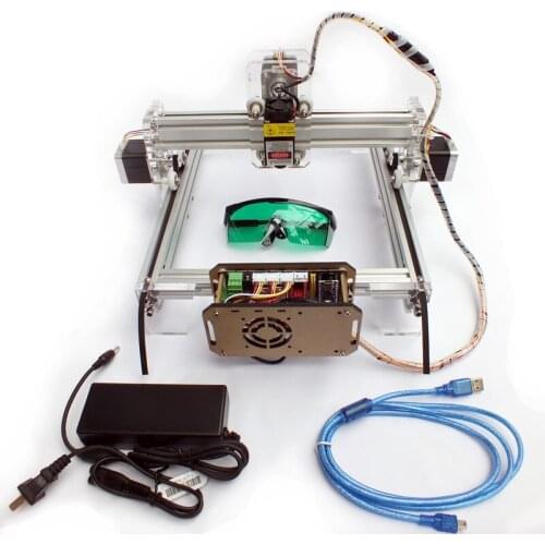 2500mw New DIY laser engraving machine cutting plotter powerful version small 21*25cm working area good for toy laser engraver