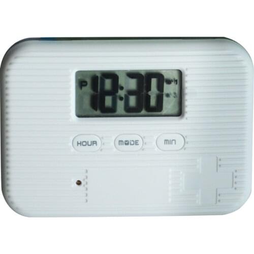 4Pcs/Lot 2 Row 6 Squares Organizer Pill Box Case Elctric Timer Alarm Clock Reminder Every Day Remind Medicine Cases Splitter