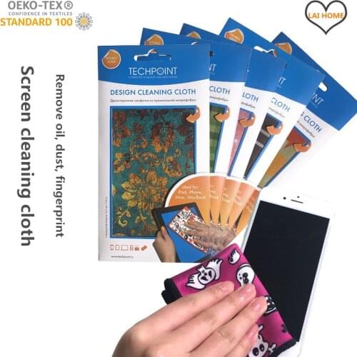 4PCS No trace wipe cloth for tablet PC iPad mobile phone screen men women teachers classmates gifts microfiber cleaning cloth