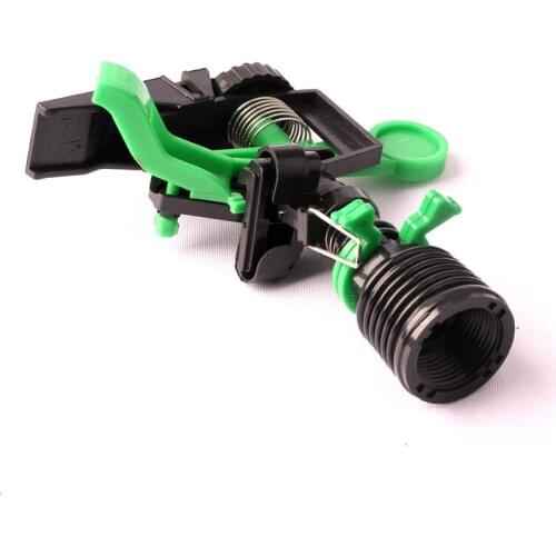 8pcs 3/4" 360 Degree Rotating Impact Sprinkler Plastic Inner Wire Sprinkler Garden Lawn Irrigation Sprinkler