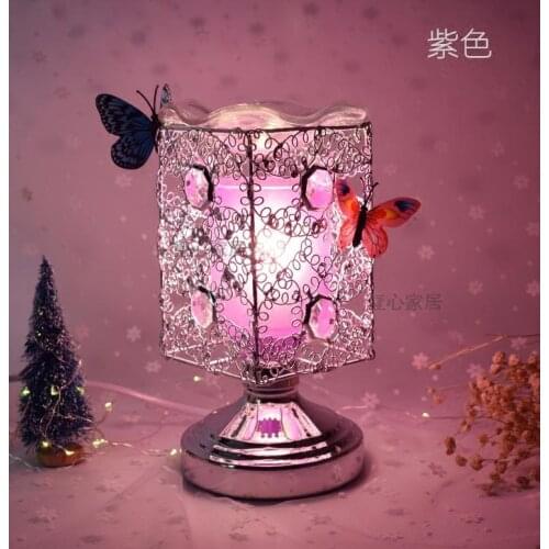 Electric Aroma Lamp Essential Oil Room Fragrance Perfume Home Incense Burner Smell Diffuser Night Light Incense Holder DA60XX