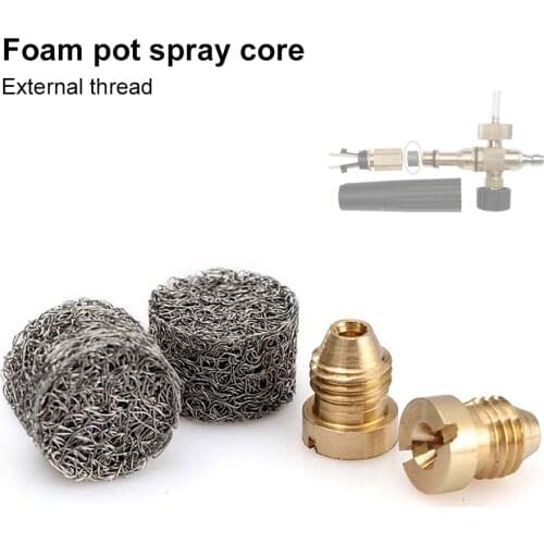 Car Pressure Washer Foam Generator Nozzle Foam Cannon Orifice Nozzle Tip Filter Mesh for Karcher Foam Nozzle Snow Foam Gun Lance