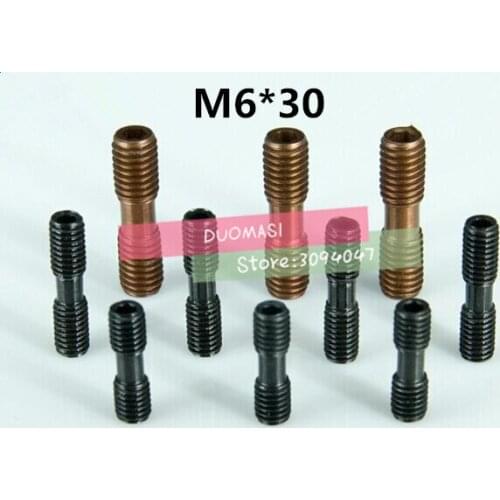 Free Delivery 10pcs Clamp Screw ML0630 CNC Tools Spare Screw Double screw