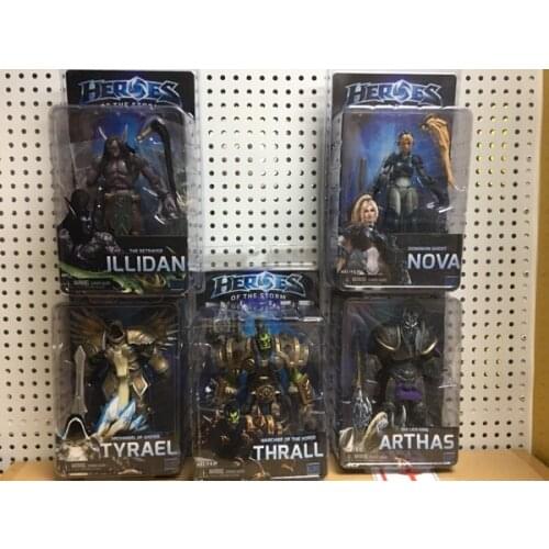 NECA Heroes of The Storm Arthas Raynor Sylvanas Tyrael NOVA Illidan PVC Action Figure Collectible Model Toy