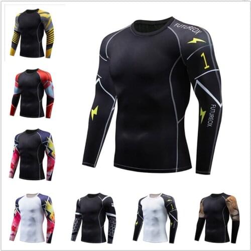 Mma T Shirt Rashguard Jiu Jitsu Sport Bjj T Shirt Long Sleeve Mens Fitness Muay Thai Boxing Sweater Mma Rashguard Boxing Jersey