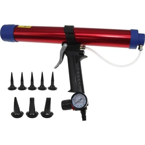 600ml sealant pneumatic caulking gun pneumatic glass caulking gun silicone gun construction caulking tool