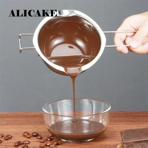 Chocolate Butter Melting Pot Stainless Steel Boiler Milk Fondant Caramel Melt Cheese Pan Heating Baking Tool For Wax Candle