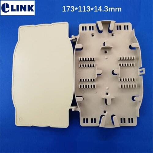 20pcs 24core optical cassette tray for patch panel terminal box ftth fiber splicing tray for ftth distribution box ABS factory