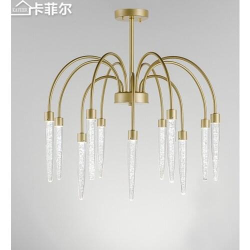 Living room chandelier Nordic luxury lighting creative net red bedroom dining room lamps