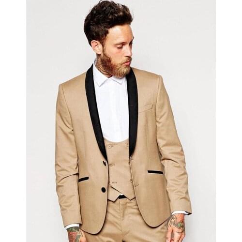 Mans Suits For Wedding Groom Wear Tuxedos Groomsman Suit Dinner Wear Suit Prom Dresses Peaky Binders 3Pieces(Jacket+Pants+Vest)