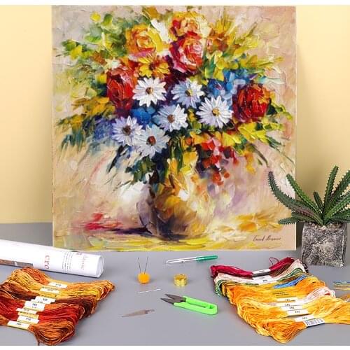 The Reason For Love Pre-Printed 11CT Cross-Stitch Kit DIY Embroidery DMC Threads Craft Knitting Handiwork Hobby Stamped Mulina