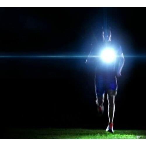 Newest Outdoor Sport Cycling Lights Q5 LED Night Cycling Running Flashlight Bicycle Warning Lights USB Charge Chest Lamp Torch