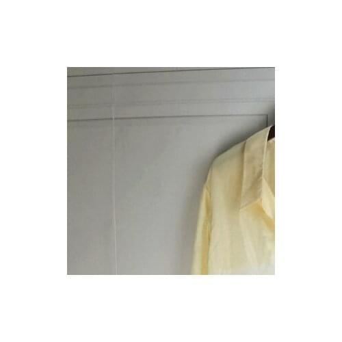 2021 Early Autumn New Yellow Tie-dye Pleated Ruffled Shirt V-neck Long-sleeved Dress Women Mini Dress